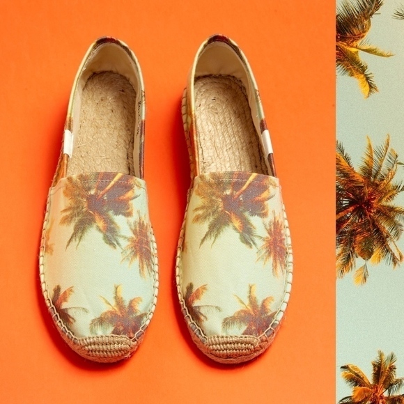 Tropical Print Original Soludos - Picture 1 of 3